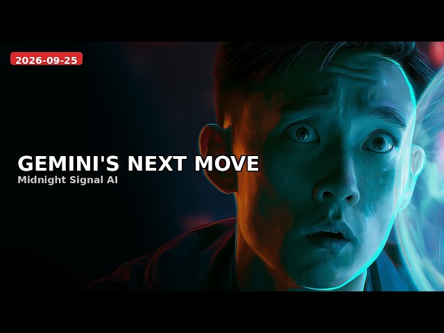 ChatGPT Pushes Voice Agents & Google Teases New Gemini | Midnight Signal AI
