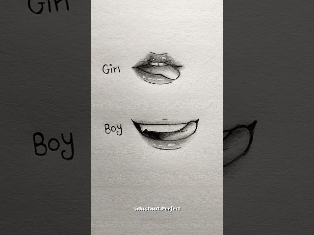 How to draw lips 👄✨ #drawing #art #sketch #tutorial #howtodraw #anime #shorts