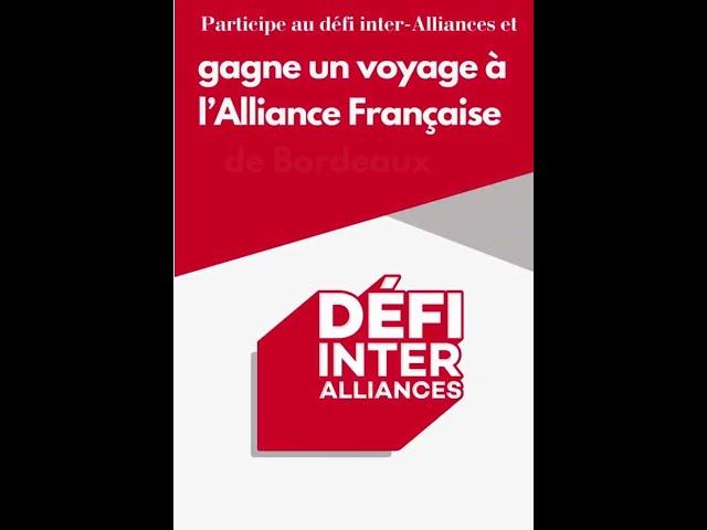 Promotion Défi Inter Alliances 2023 pour le CAVILAM/Alliance Française (Vichy)