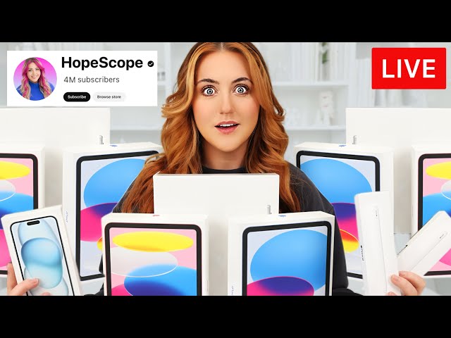 Customizing Apple Products and Giving them Away! 🔴 LIVE EXPERIENCE 🔴