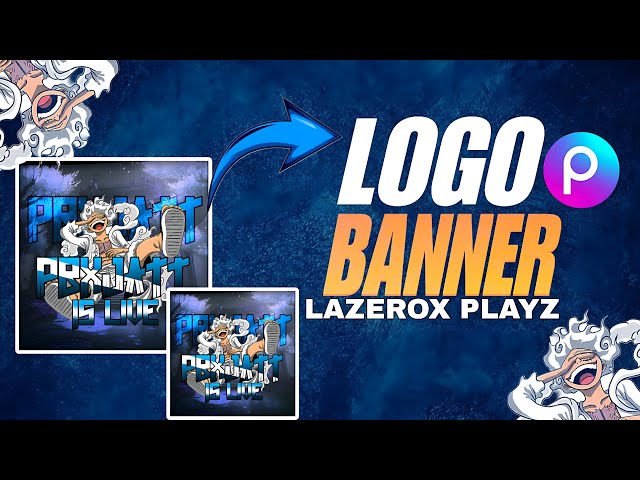 How To Make A Gaming Logo Banner 🔥 Step by Step Tutorial picsart