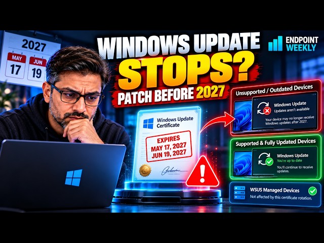 Windows Update Certificate Rotation in 2027