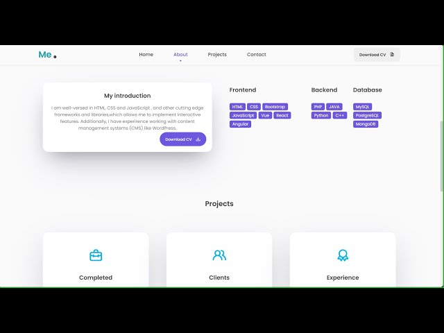 Portfolio Website using HTML, CSS, JS #codeing  #programming  #webdevelopment #webdesign