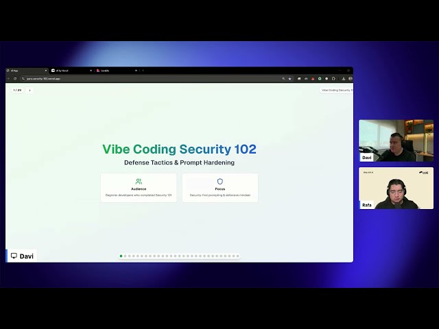 🔐 Vibe Coding Security 102: Hardening Prompts