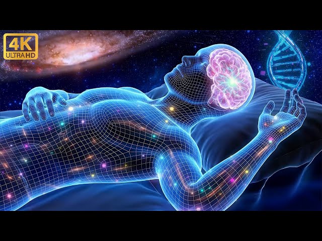 432Hz + 963Hz + 528Hz + 852Hz | The Deepest Healing Sleep: Whole Body Regeneration, Remove Insomnia