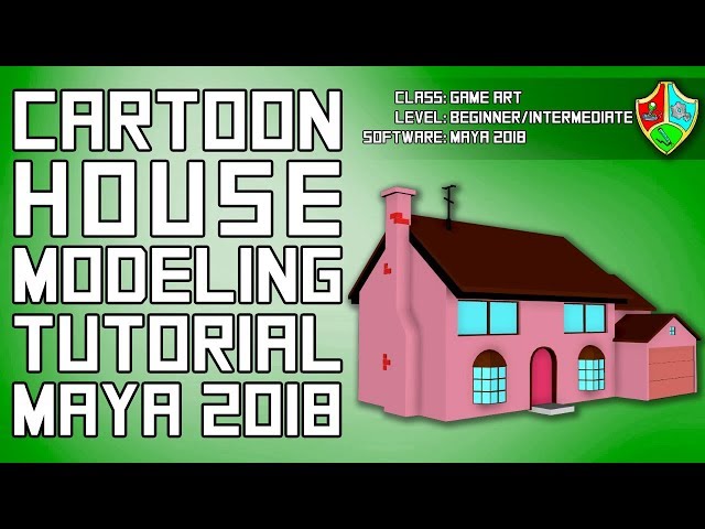 Modeling The SIMPSONS HOUSE in MAYA | Maya 2018 Tutorial