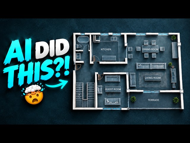 Stop Wasting Hours on Photoshop! Render Plans with AI 🤯