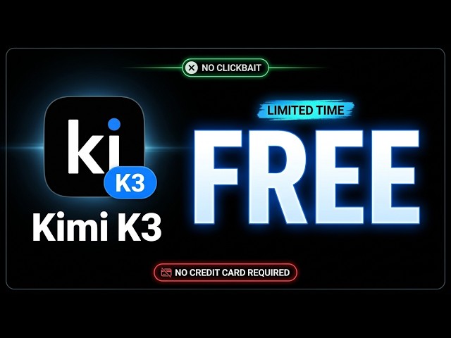 How to Use Kimi K3 for FREE | Coding AI Model | No CC | Full Step-by-Step Guide