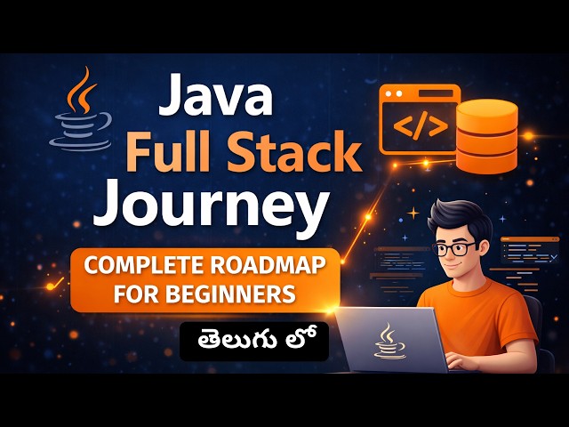 Java Full Stack Roadmap in Telugu | Step-by-Step Learning Path