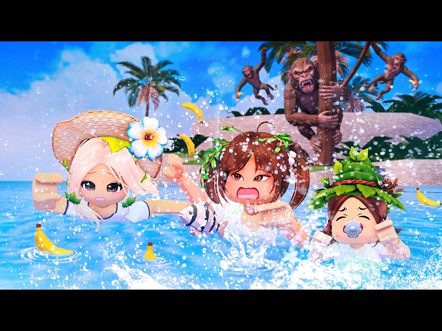 Lucy’s Family Gets STRANDED on a Deserted Island 🌴 Roblox Roleplay