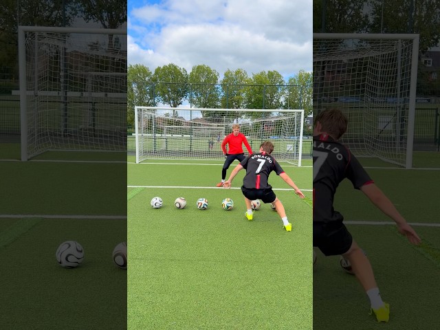 IMPOSSIBLE 6 BALL GOAL CHALLENGE!!