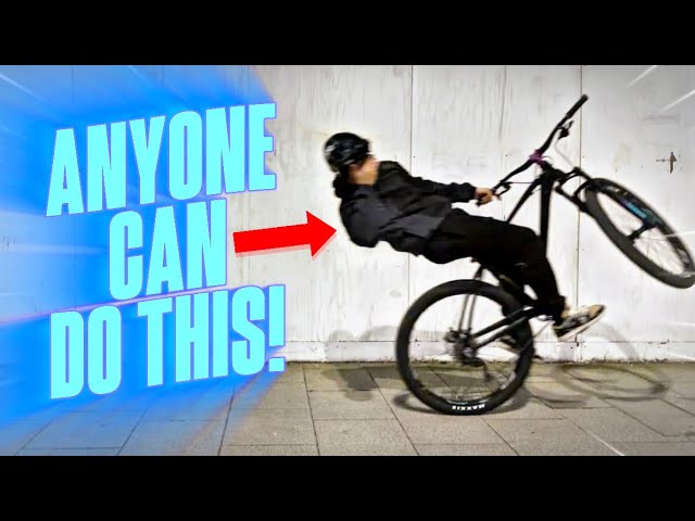 How To Wheelie A Bike! (ANYONE Can Learn This)