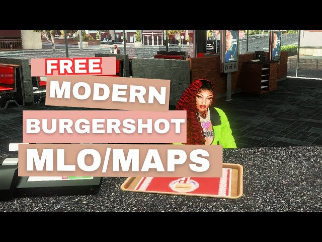 [FREE] Modern BurgerShot MLO Showcase FiveM | Realistic Interior | Optimized RP Interior | GTA RP