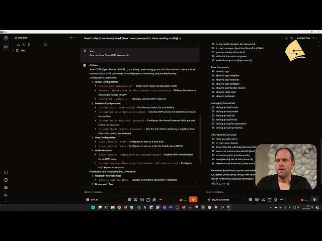 How to use LLMs (ChatGPT and Claude) for Network Engineers