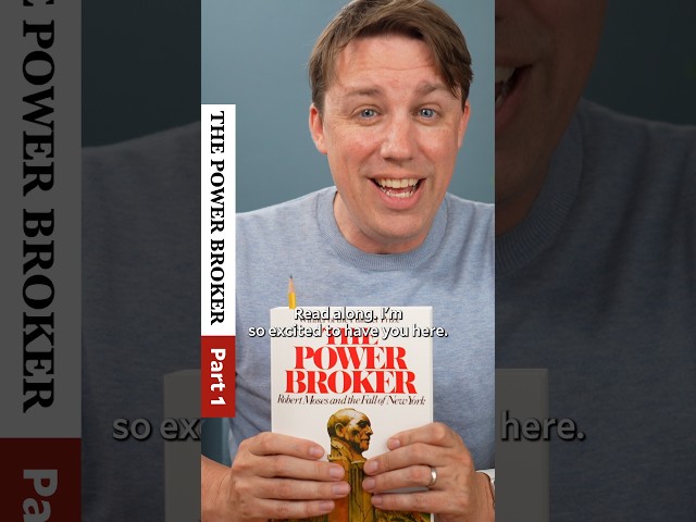 The Power Broker Read-Along: Part 1, The Idealist #booktube #readalong