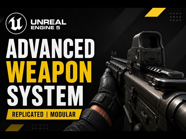 UE5 First Person Weapon System | Left Hand IK, Recoil, Sway & Wall Clipping Fix