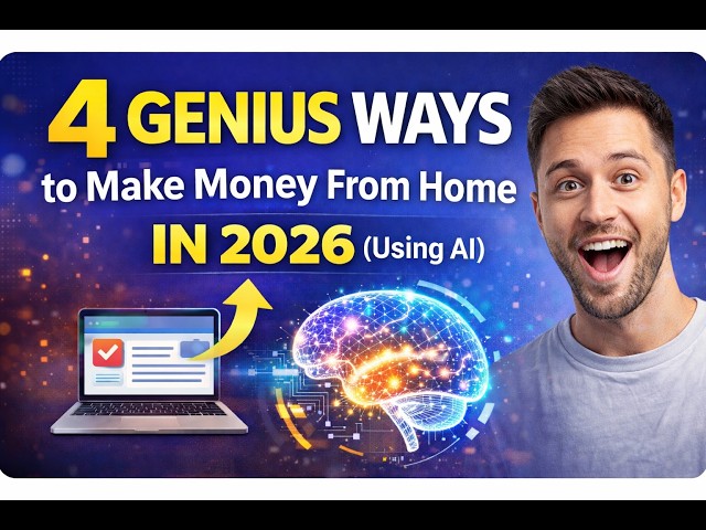 4 Genius Ways to Make Money From Home in 2026 (Using AI)