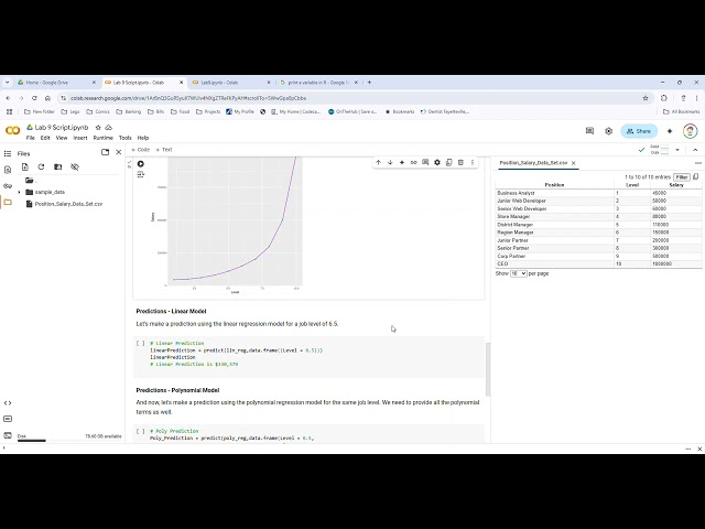 Lab 9   Polynomial Regression in R