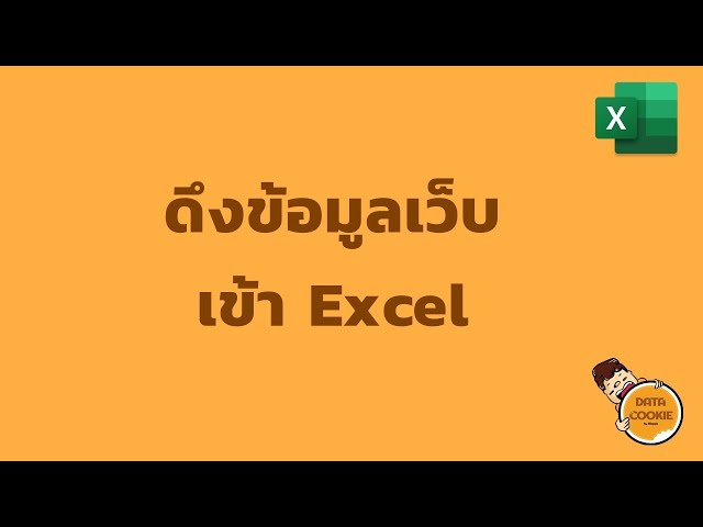 ดึงข้อมูลเว็บเข้าExcel