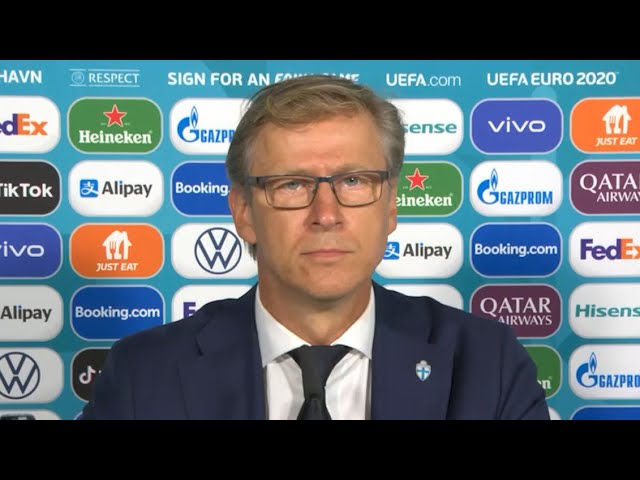 Denmark 0-1 Finland - Markku Kanerva, Teemu Pukki - Post-Match Press Conference -Euro 2020 (English)