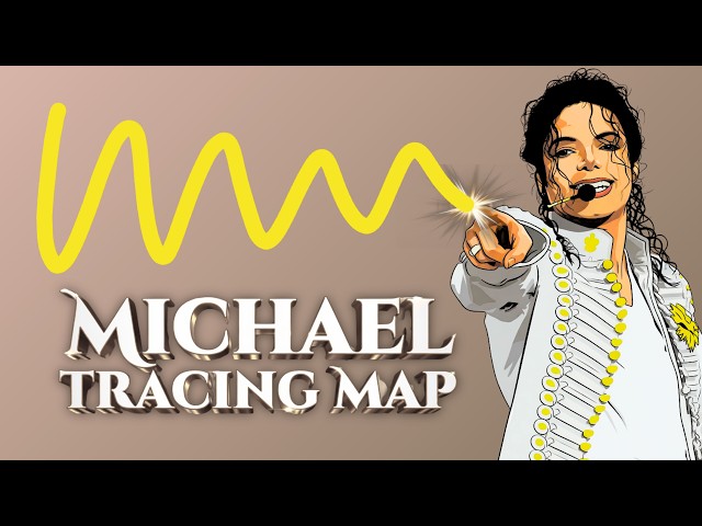 Michael Jackson Billie Jean 🕺 Finger Tracing Map ✨Calm Down Brain Break
