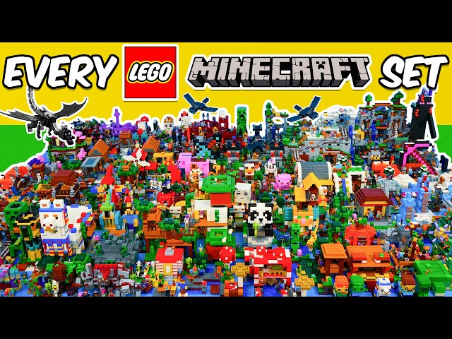I Built ALL 209 LEGO Minecraft Sets…