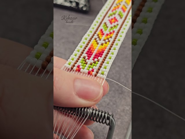 Beadwork for Beginners: The Most Satisfying Loom Row You’ll See Today