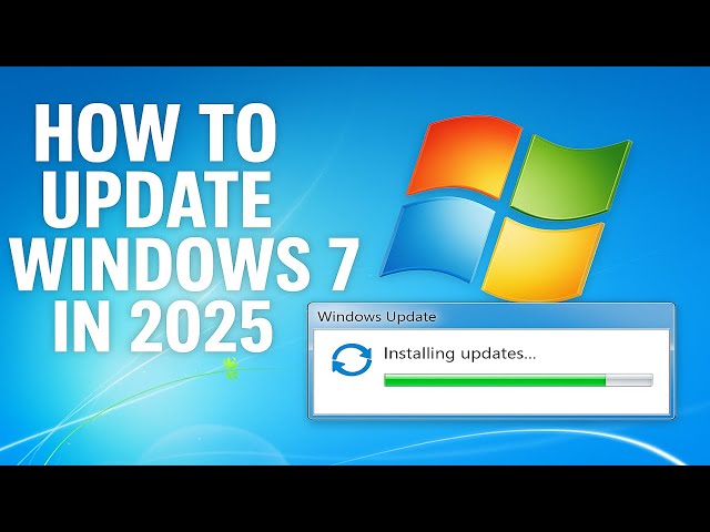 ✅ How To Install Windows 7 Updates in 2025 - Fix Error 80072EFE ✅
