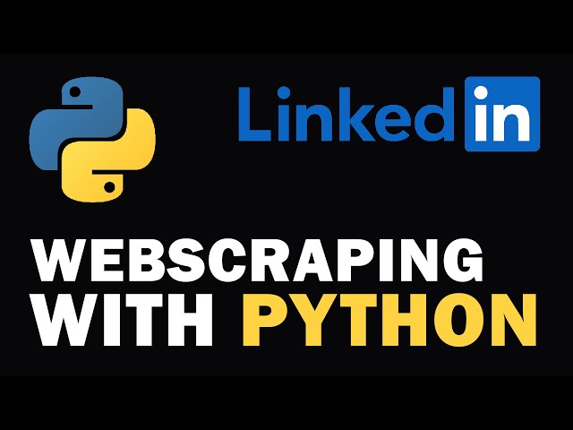 Scrape LinkedIn Jobs with Python | Selenium + BS4