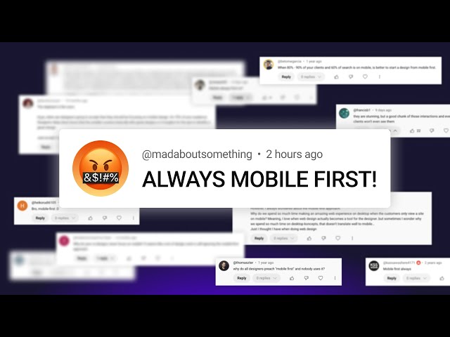 Should web design be mobile-first?