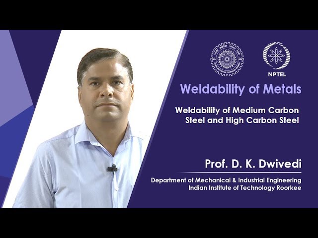 Weldability of Medium Carbon Steel and High Carbon Steel