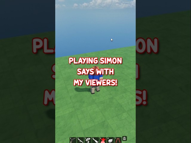 I PLAYED SIMON SAYS WITH MY VIEWERS USING ADMIN COMMANDS! ... WINNER GETS 1000 ROBUX! #roblox