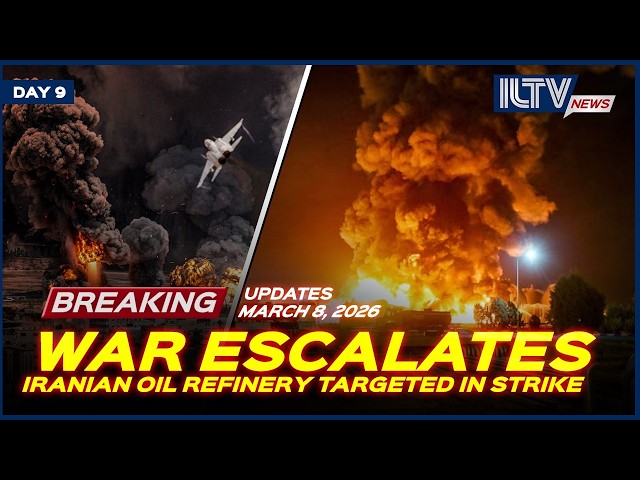 Israel Daily News - March 08, 2026 | Airstrikes Intensify Across Central, Northern Israel