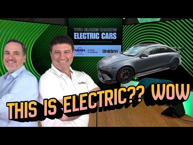 The most spectacular EV? And Crunching the EV numbers - Two Blokes Talking Electric Cars