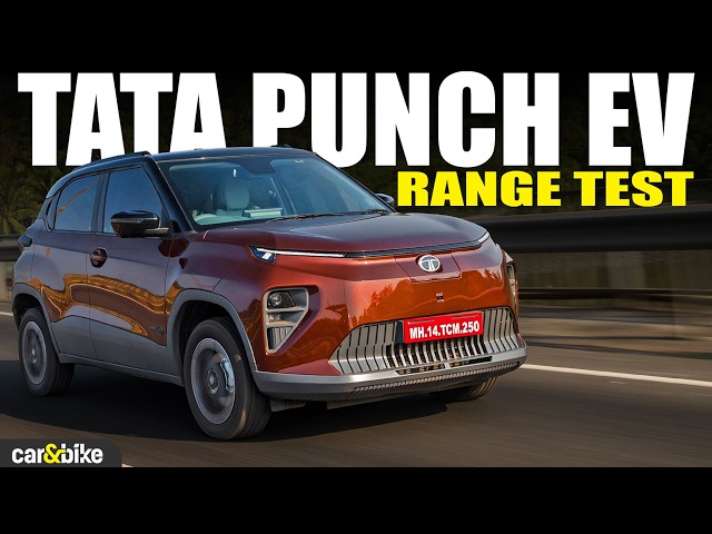 Tata Punch EV Range Test | We Tested How Many Kilometres It Can Go On A Single Charge?