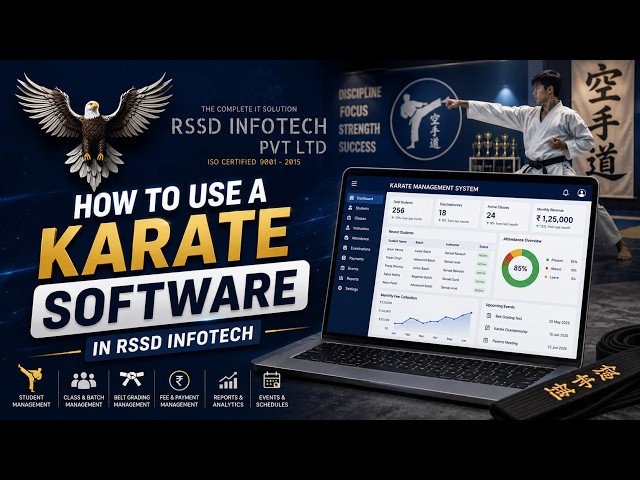 🥋 How to Use Karate Academy Software | Complete Karate Management Guide | RSSD Infotech