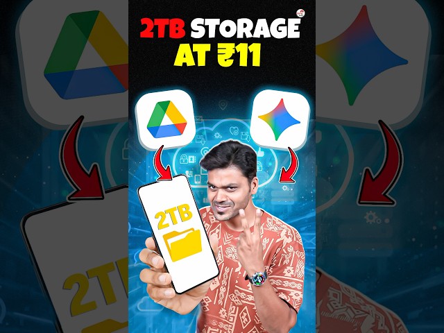 💸₹11-க்கு  2TB Google DRIVE Storage + AI  #Google