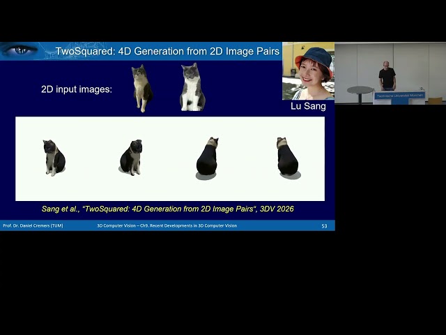 3DCV 2026 - Ch09: Recent developments in 3D computer vision (Part 3)