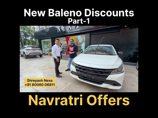 New Baleno Discounts😱 #marutisuzuki #maruti #marutibaleno #newbaleno #newbalenocng #balenocng