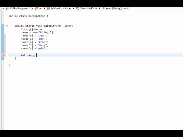Java Tutorial 3 - Arrays and Random Number Generator