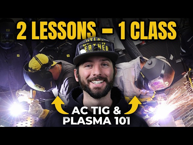 Crash Course in AC TIG Welding Aluminum & Plasma Cutting