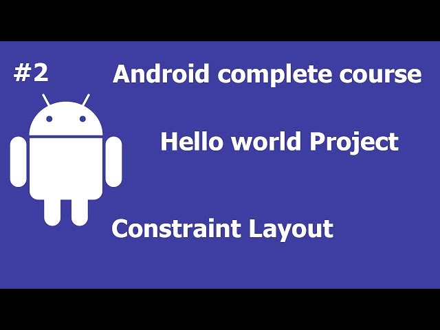 Make you First Android Hello World App | Complete android Course