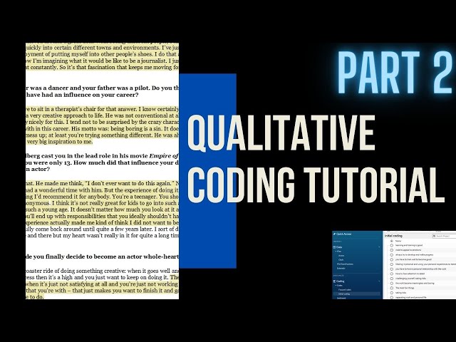 Qualitative data analysis - Coding Tutorial - Focused Codes| "From Codes to Themes" episode 2