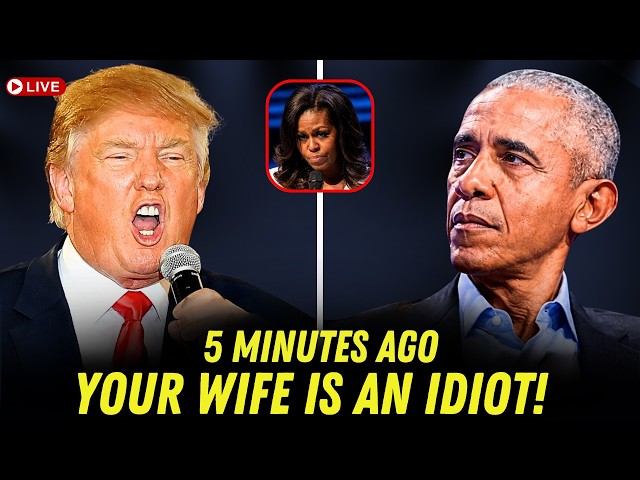 Trump Mocks Michelle’s Legacy — Obama’s Ice-Cold Reply Leaves Him Speechless