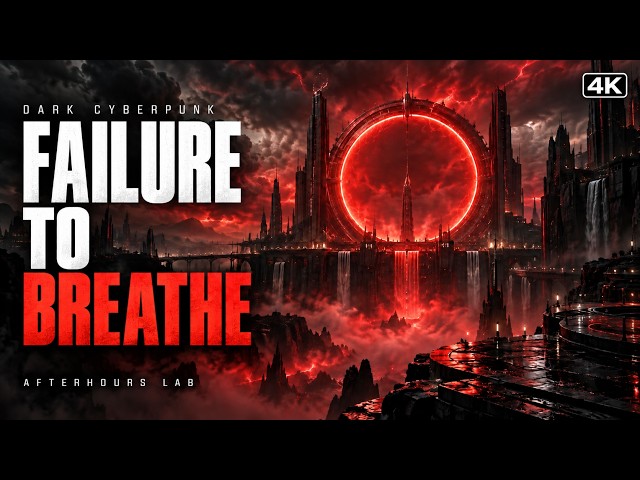 FAILURE TO BREATHE | Dark Cyberpunk Music for Deep Work [4K]