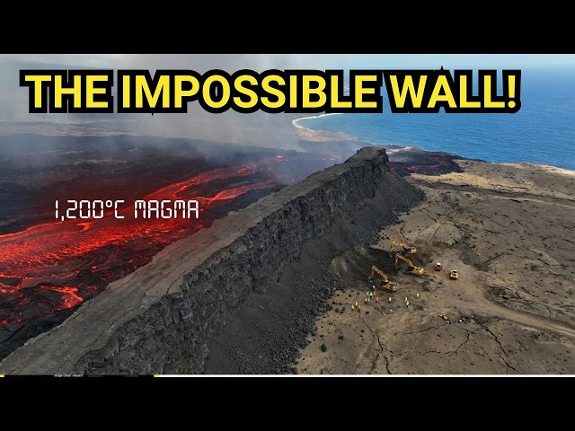 Stopping 1,200°C Magma: The Engineering of Iceland’s Lava Barriers