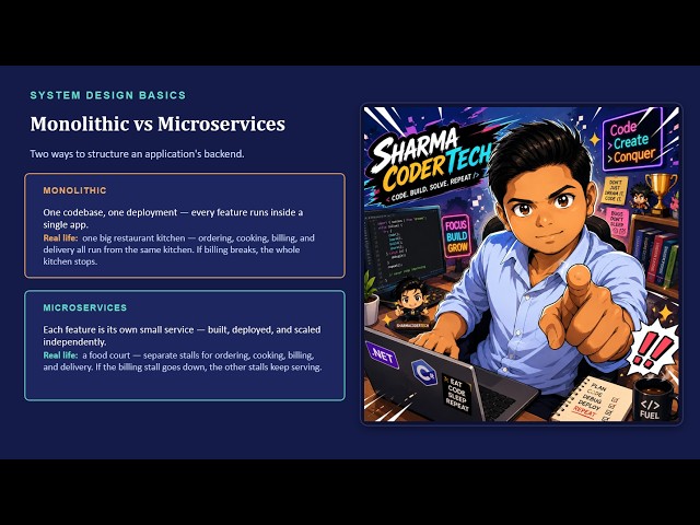 Monolithic vs Microservices Architecture | Full Comparison with Real Examples