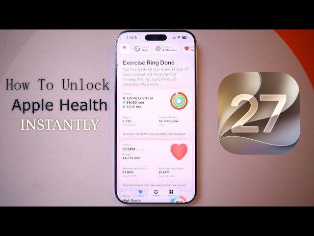 How to Get Apple Health's NEW FEATURES Early (iOS 27.2 Beta)
