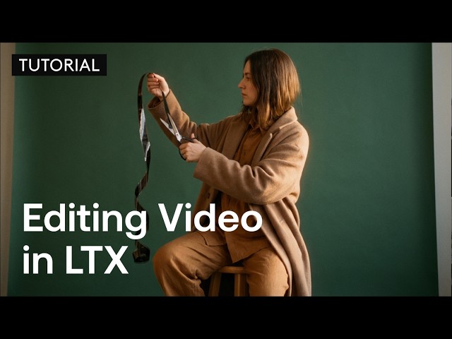Video Editor Workflow in LTX Explained | Tutorial