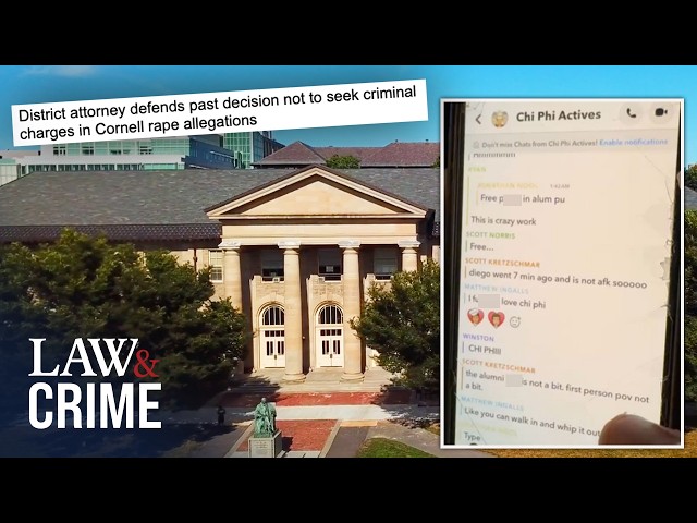 Shocking Transcripts in ‘Cornell 7 Gang Rape’ — Why Aren’t They Facing Charges?